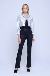 WESLEY CROP RAW JACKET
