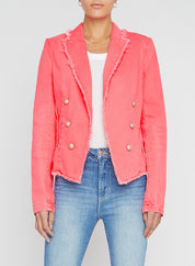 WAYNE CROP FRAY JACKET