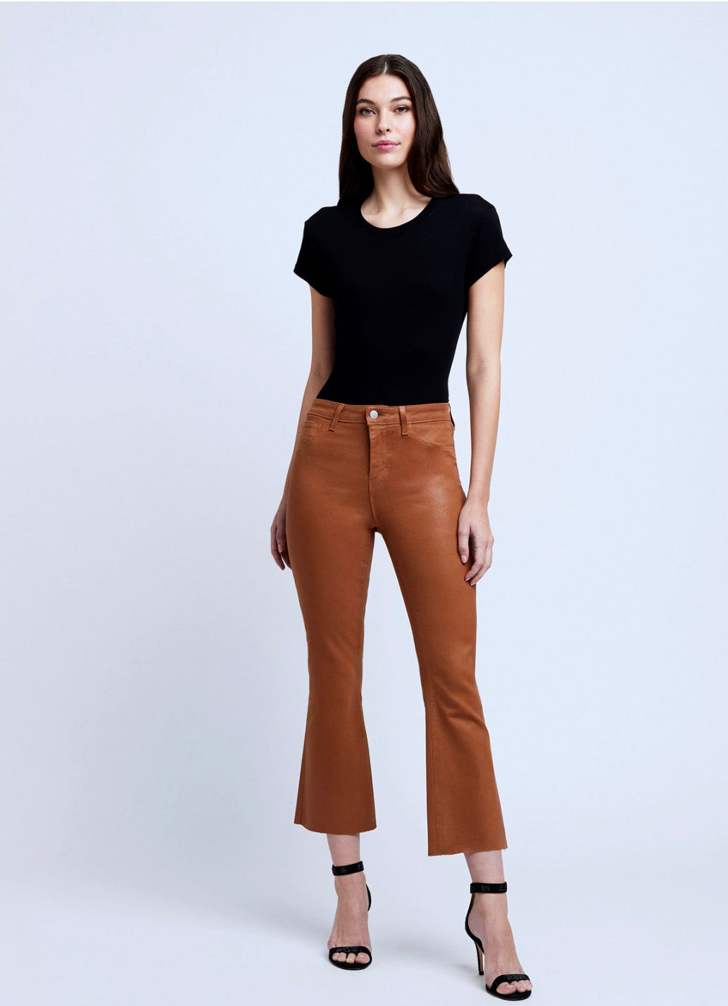 KENDRA HIGH RAISE CROP FLARE