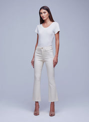 KENDRA HR CROP FLARE