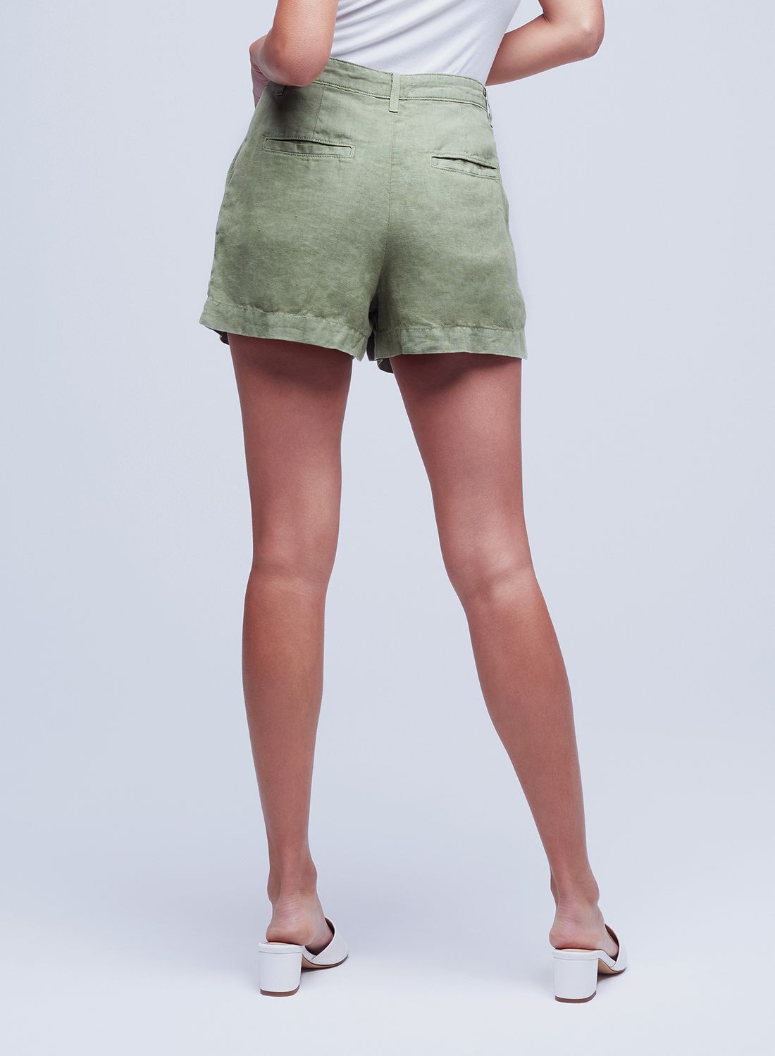 ZAHARI LINEN SHORT