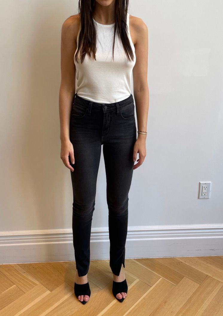 JOSIE HR SKINNY SPLIT SS