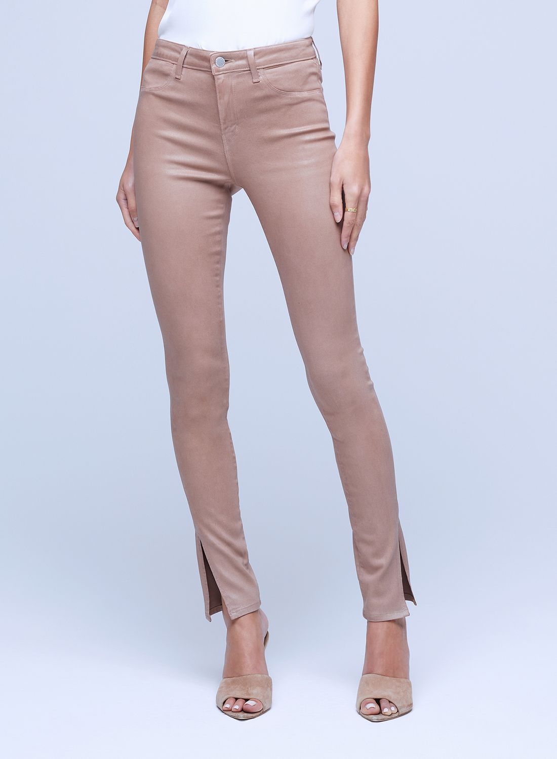JOSIE HR SKINNY SPLIT SS
