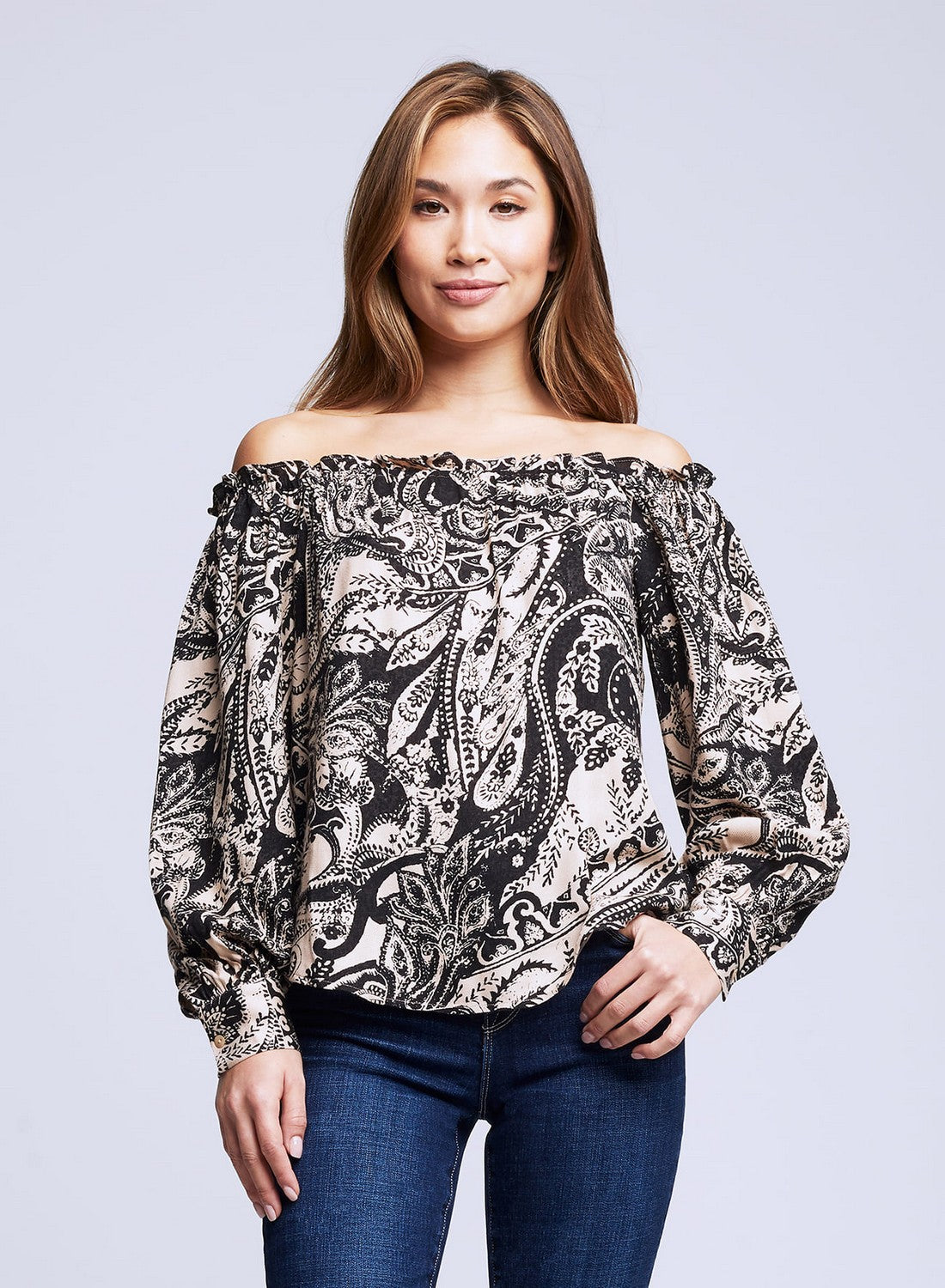 ROWAN OFF SHOULDER BLOUSE