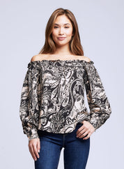 ROWAN OFF SHOULDER BLOUSE