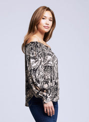 ROWAN OFF SHOULDER BLOUSE