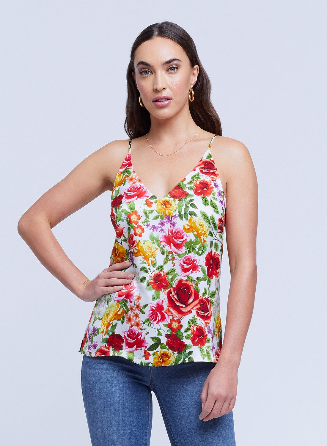 GABRIELLA V NECK TANK