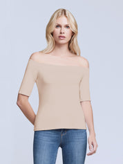 SUZIE SS OFF SHLDER TOP