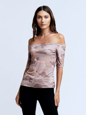 SUZIE SS OFF SHLD CAMO
