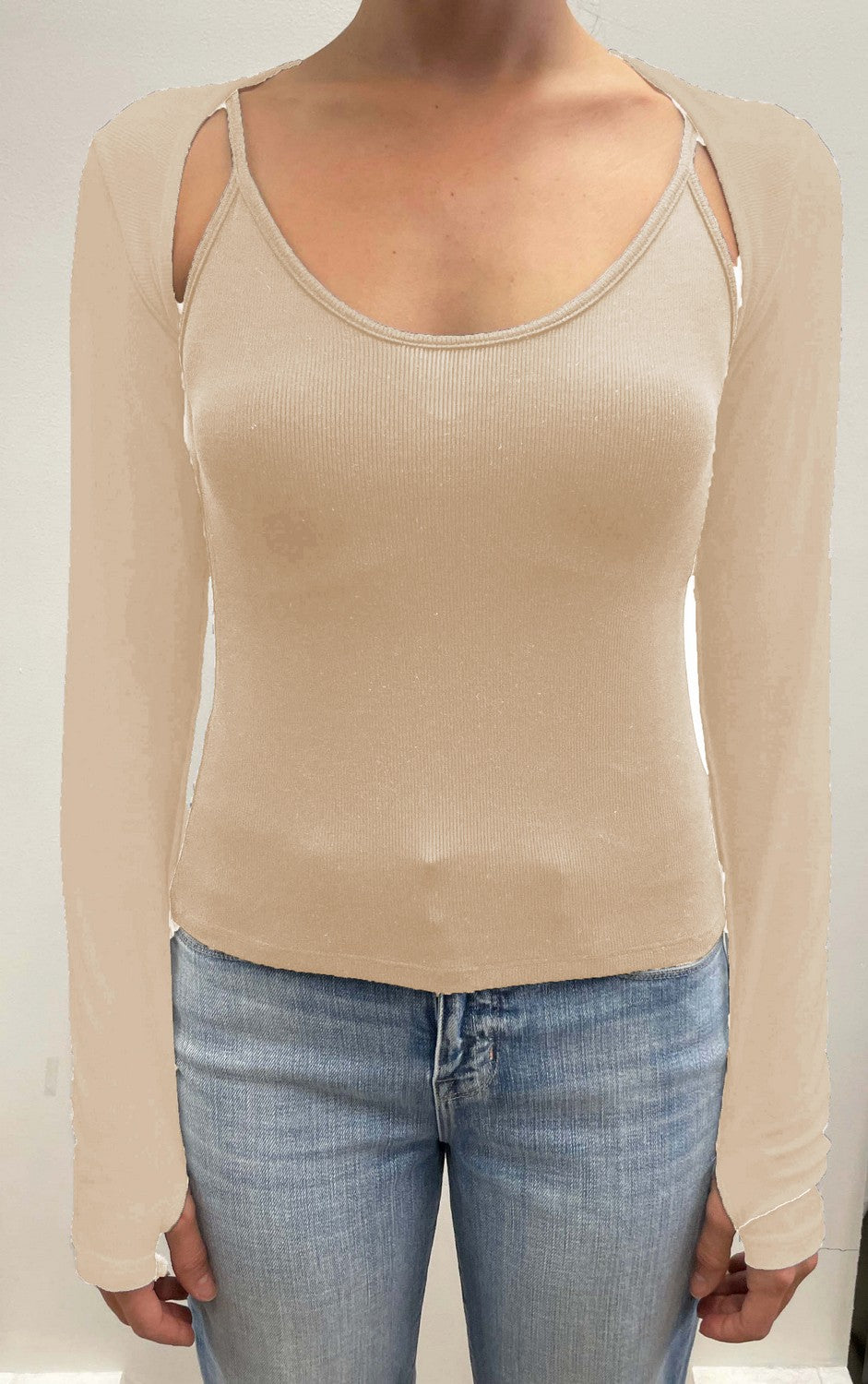 KOURTLYN SHRUG & TANK SET