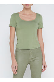 ALVA SS UNECK TOP