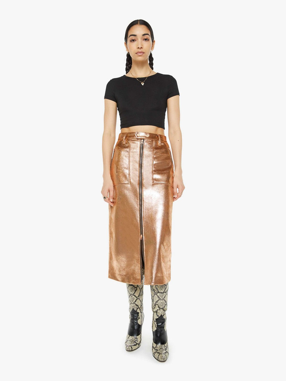 THE SPROCKET MIDI SKIRT