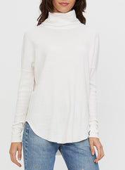 MARCY COWL SHIRTTAIL TUNIC
