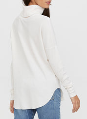 MARCY COWL SHIRTTAIL TUNIC