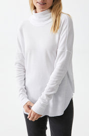 MARCY COWL SHIRTTAIL TUNIC