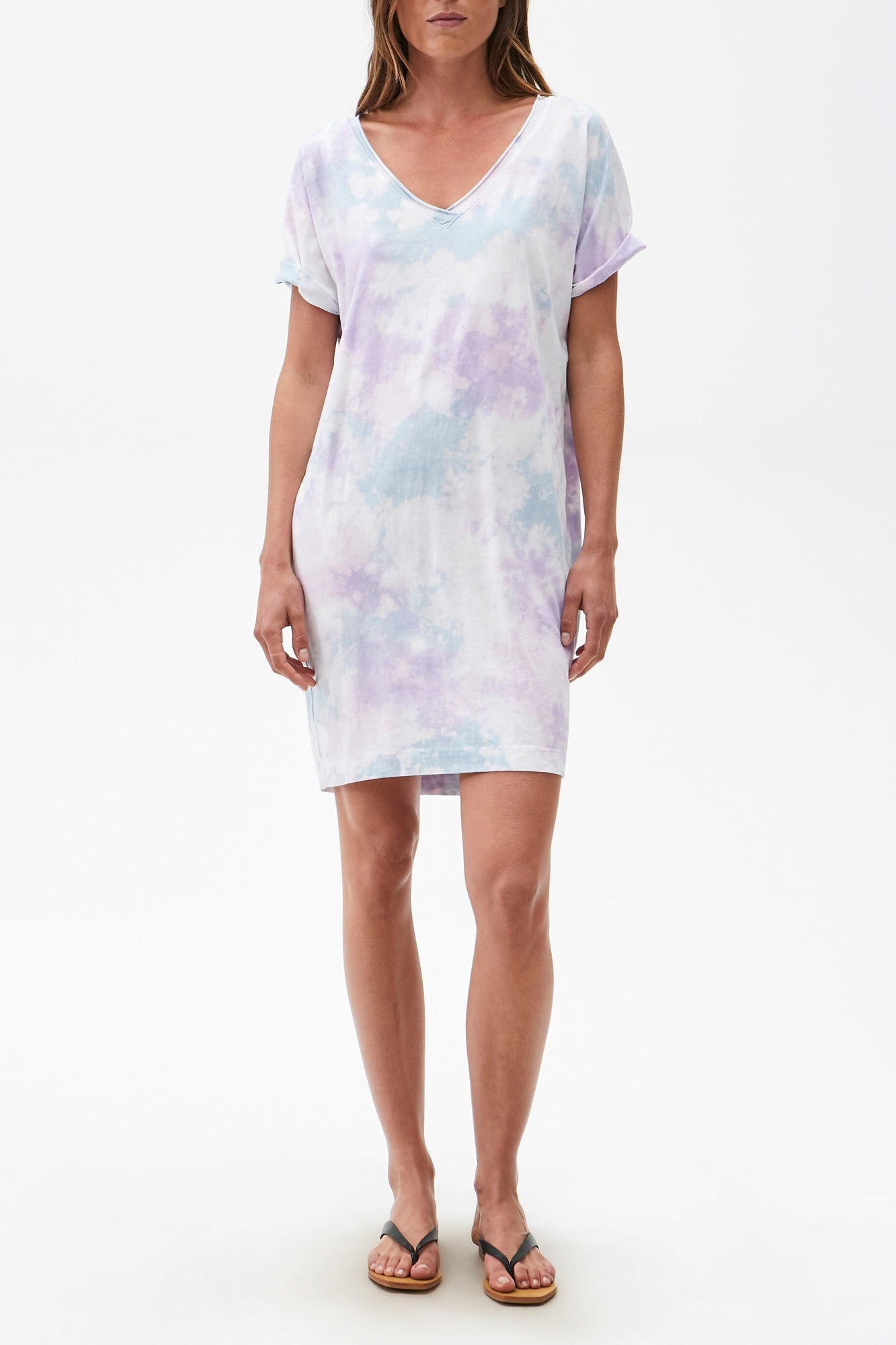 CARA VNECK TEE DRESS