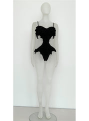 RUFFLE UNDERWIRE CUT OUT MIO