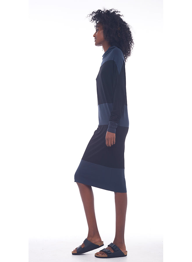 SPLICED ALL IN ONE DRESS