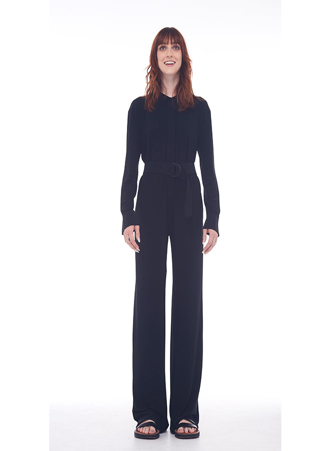 NK SHIRT STRAIGHT LEG JUMPSUIT