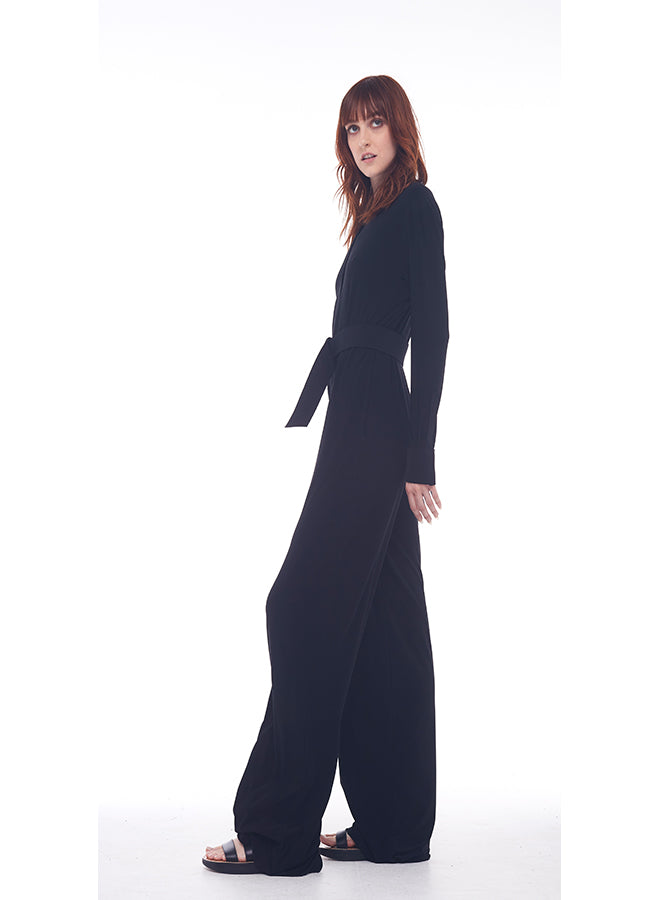 NK SHIRT STRAIGHT LEG JUMPSUIT