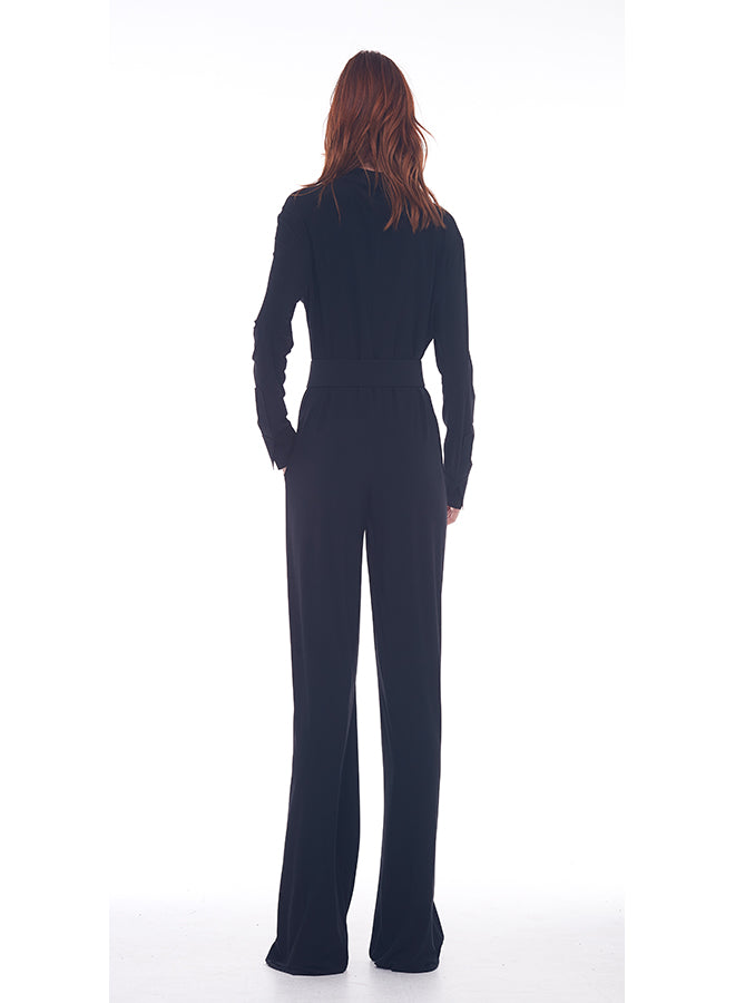 NK SHIRT STRAIGHT LEG JUMPSUIT