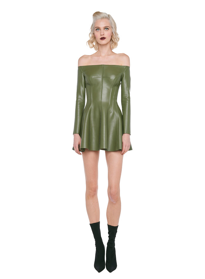 OFF SHOULDER GRACE MINI DRESS