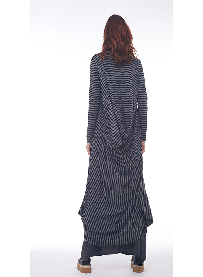 DRAPE BACK CARDIGAN