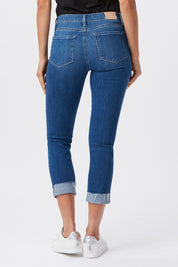 SKYLINE SKINNY CROP W RAW HEM CUFF  DUTY