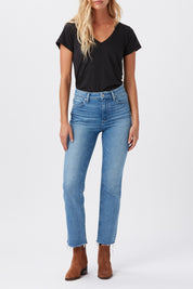 CINDY W RAW STRINGY HEM  MUSIC DISTRESSED