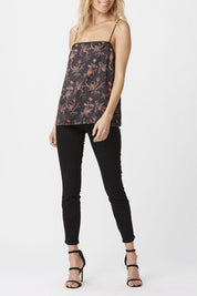 DAISIE CAMI  BLACK MULTI