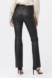 HIGH RISE MANHATTAN BOOT W EXPOSED BUTTON  BLACK