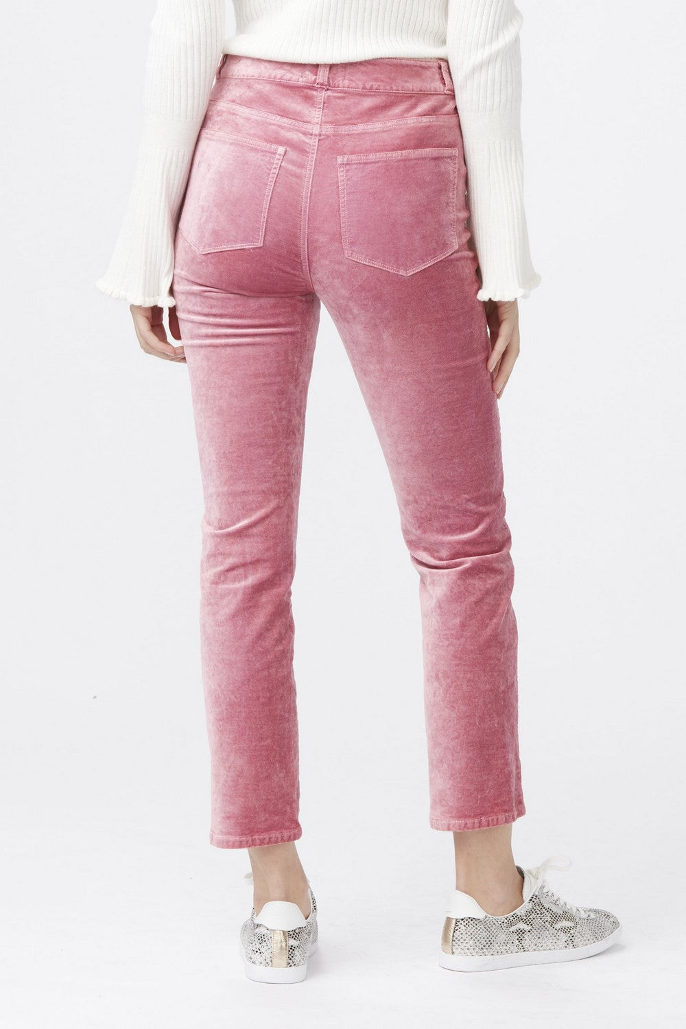 CINDY W TWISTED SEAM + SLIT  MUTED MAUVE