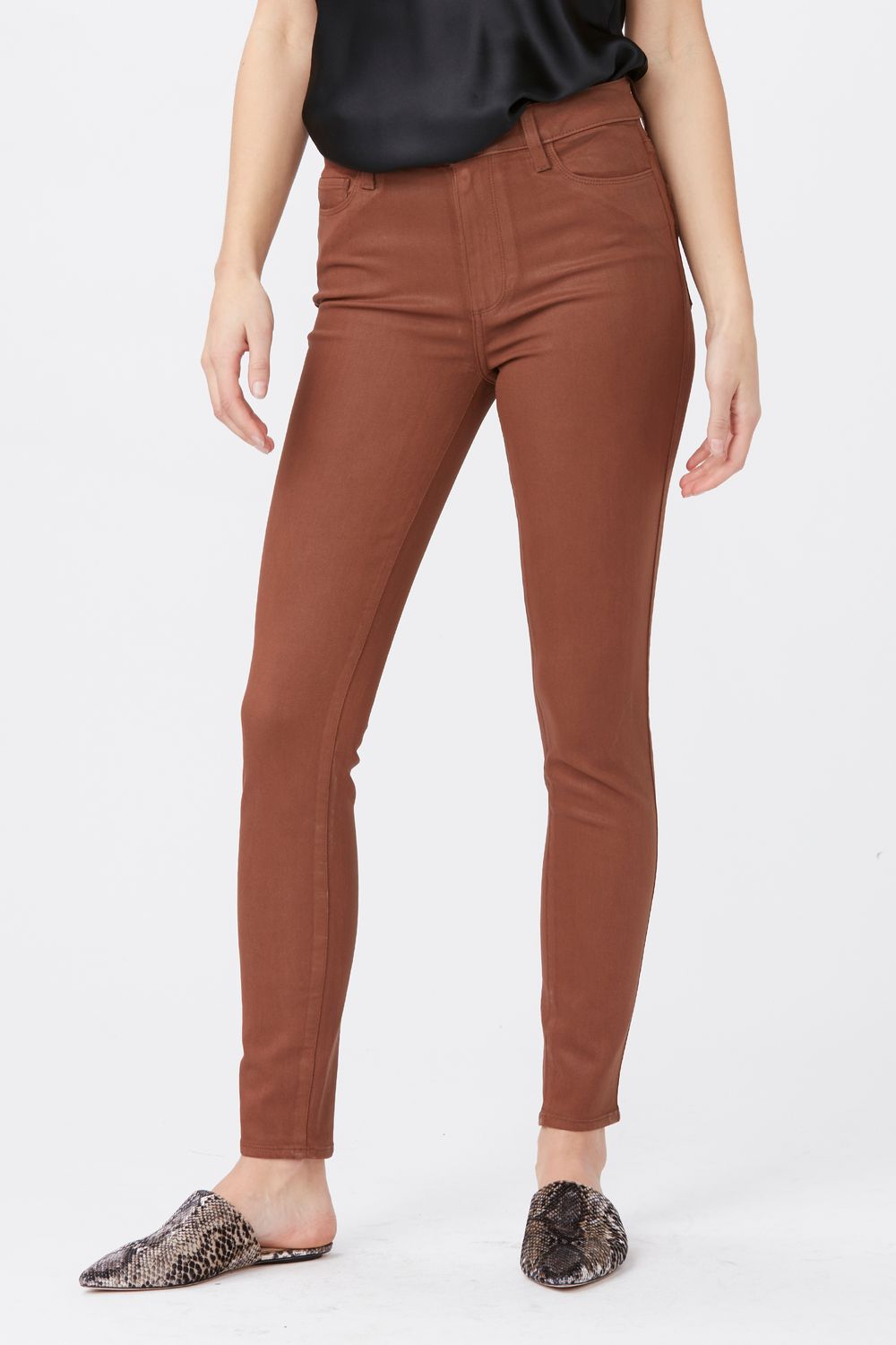 HIGH RISE MUSE  COGNAC LUXE COATING