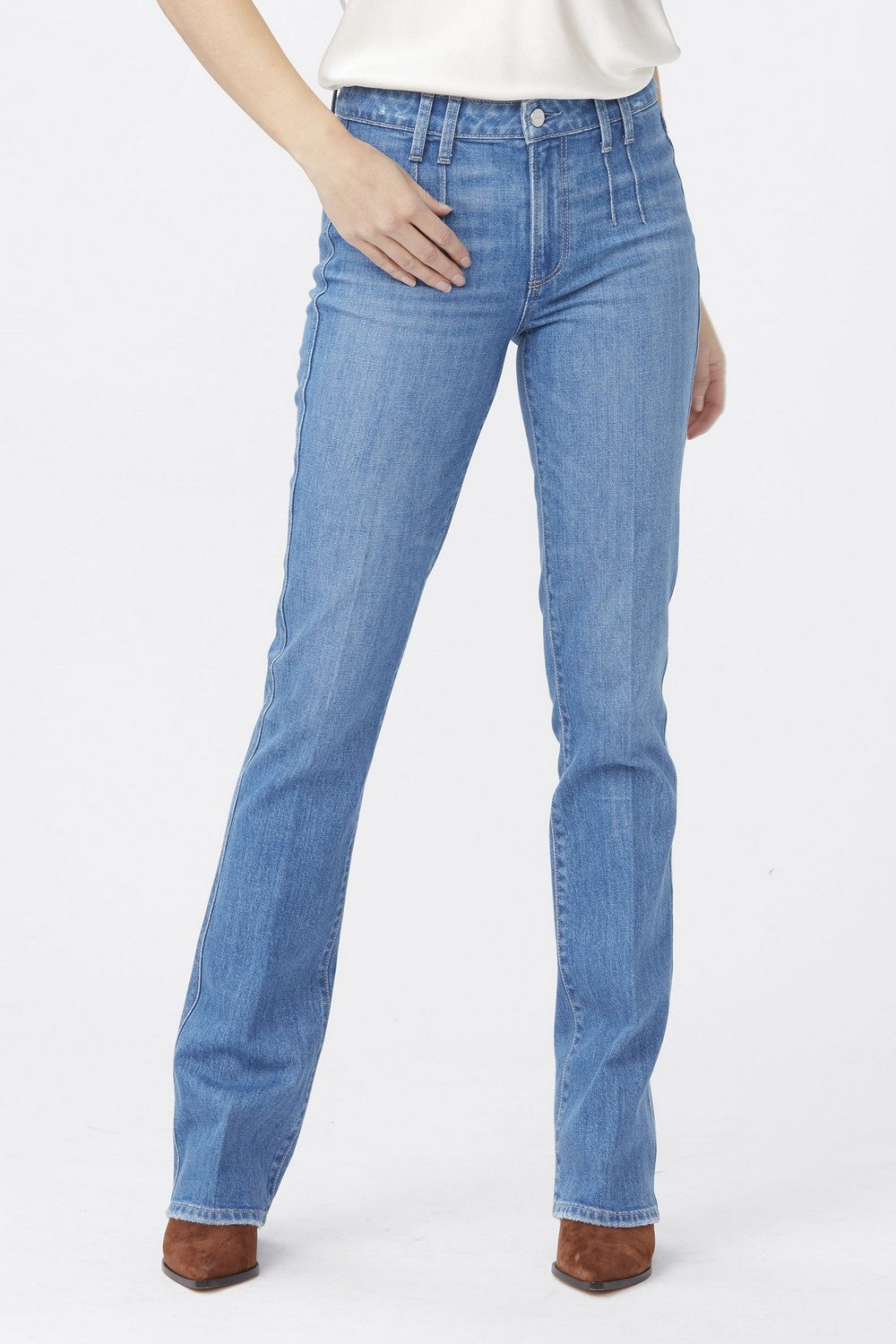 HIGH RISE MANHATTAN BOOT W DOUBLE BELT LOOPS + DA