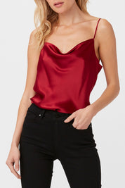 GIOVANNA BODYSUIT  DEEP GARNET