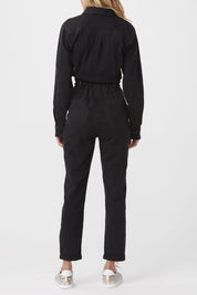 CHRISTY LONG SLEEVE JUMPSUIT  DREAMY BLACK