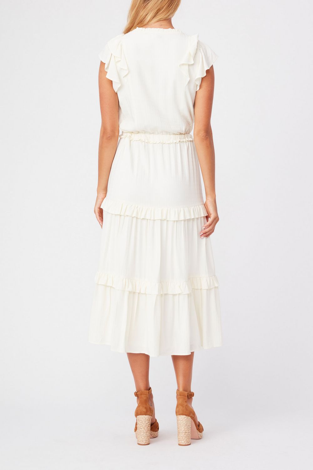 ROZLYN DRESS  WHITE