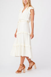 ROZLYN DRESS  WHITE