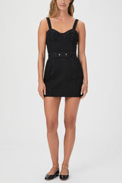 GUILIA DRESS  DARK ONYX