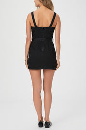 GUILIA DRESS  DARK ONYX
