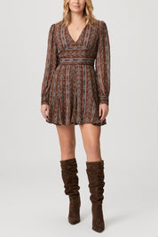 BUCATINI DRESS  LANDSLIDE MULTI