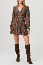 BUCATINI DRESS  LANDSLIDE MULTI