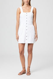 MADDY DRESS  CRISP WHITE