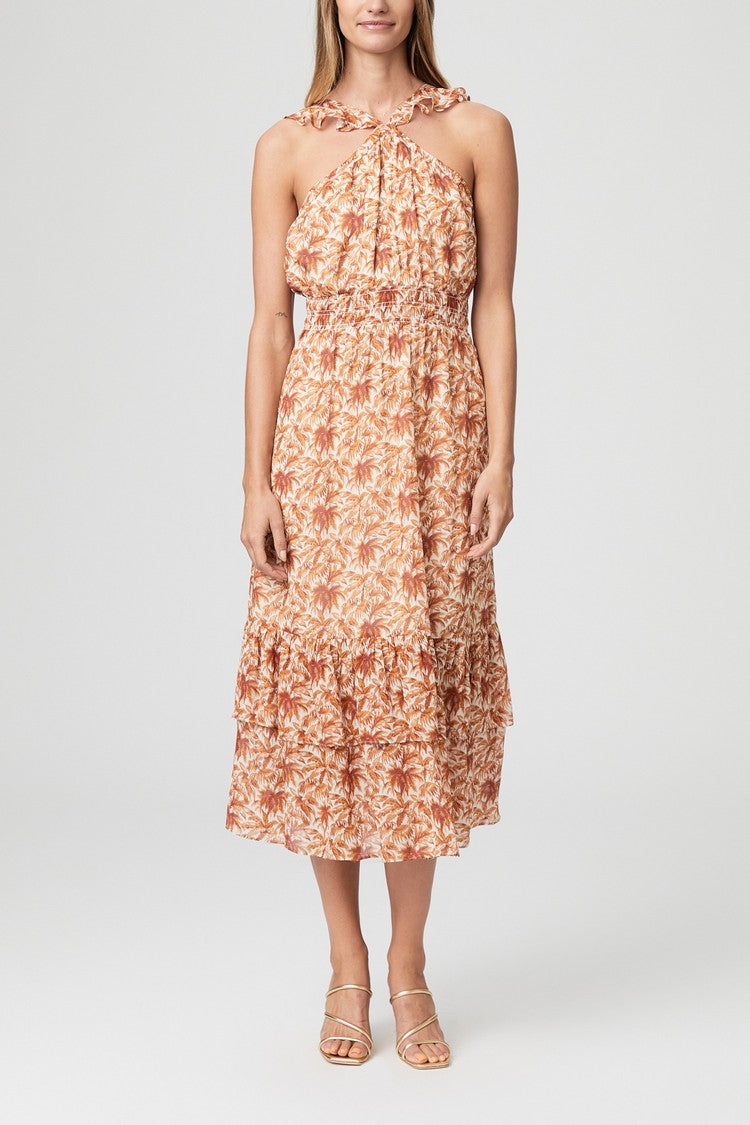 FLORENCIA DRESS  WHITE CINNABAR