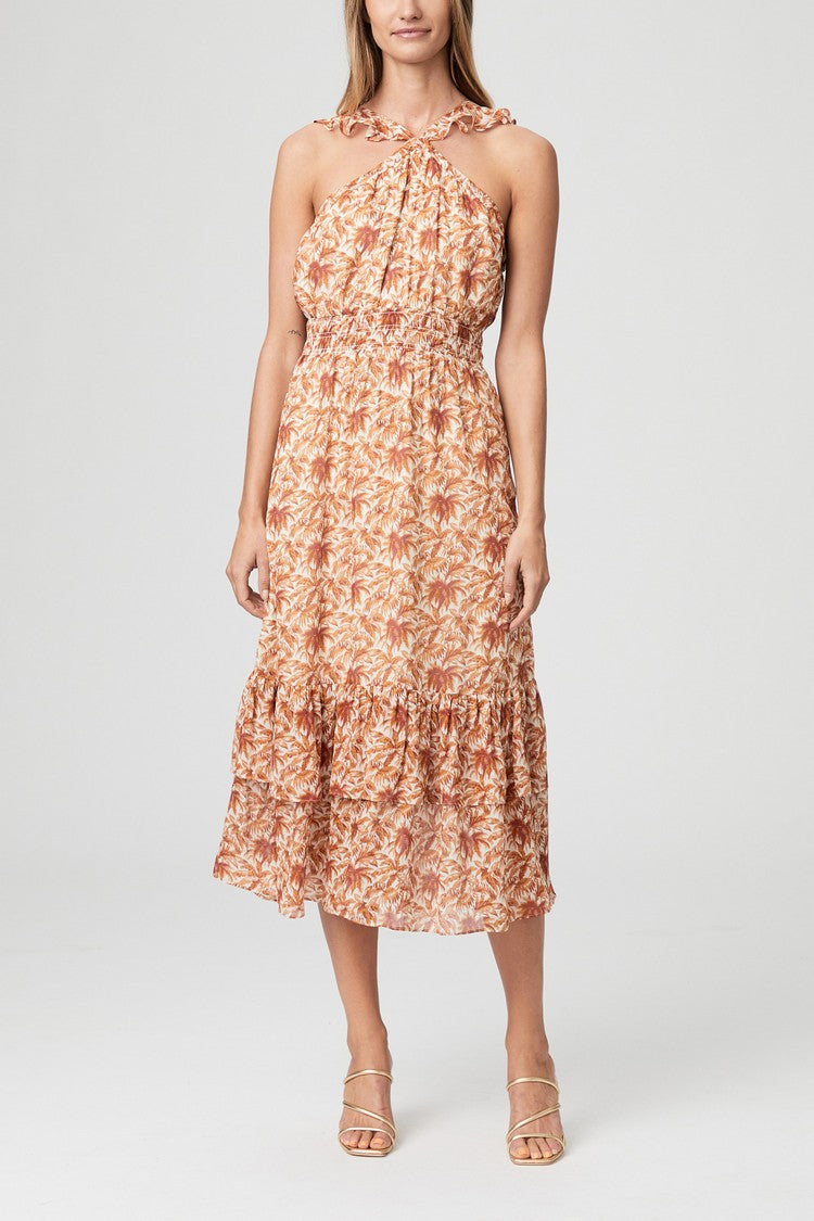 FLORENCIA DRESS  WHITE CINNABAR