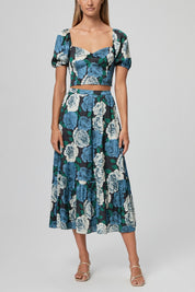 GEMINI SKIRT  BLACK MULTI