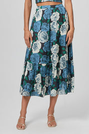 GEMINI SKIRT  BLACK MULTI