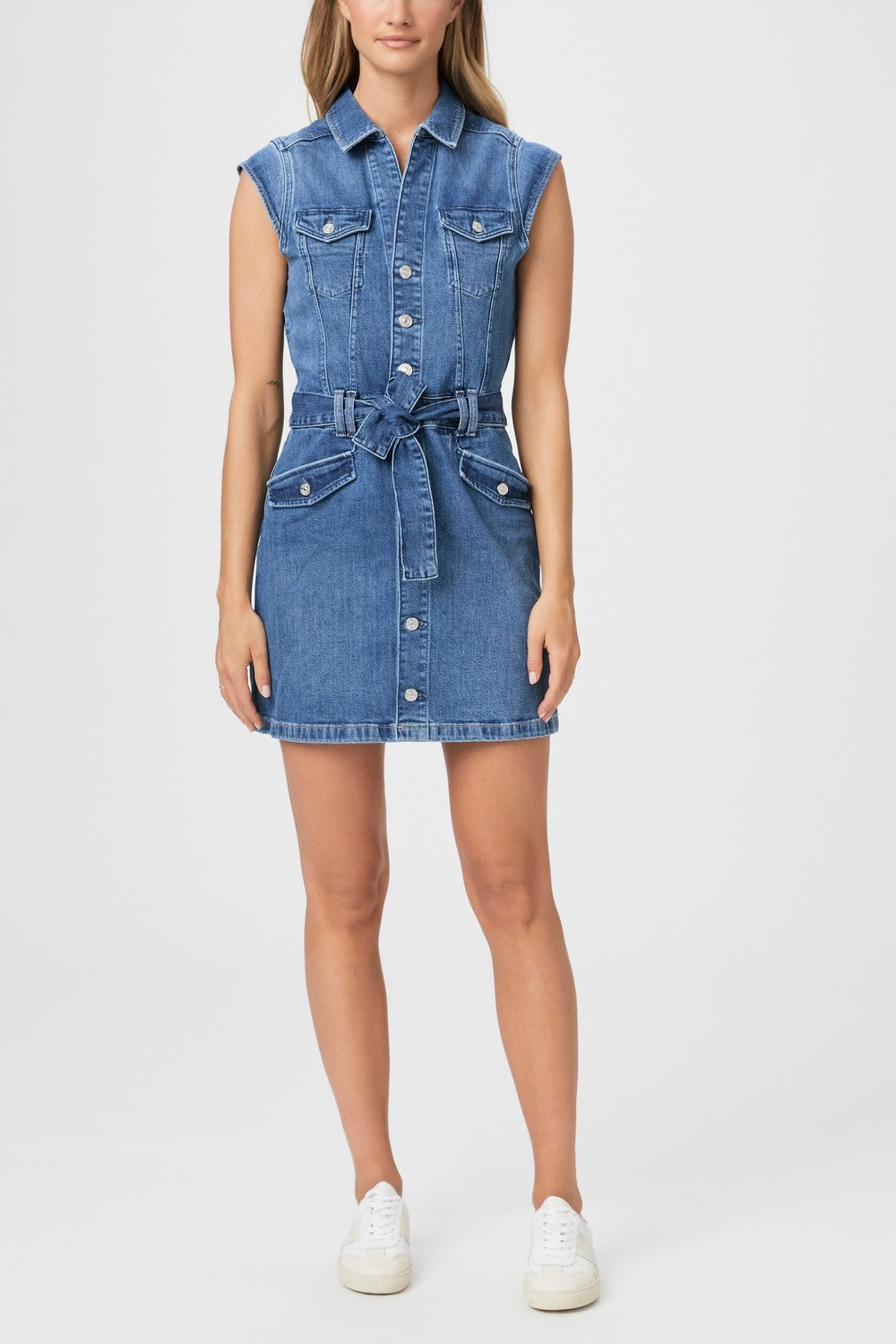JAXIN DENIM  DRESS WJOLENE POCKETS  KAMILLA