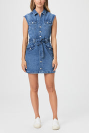 JAXIN DENIM  DRESS WJOLENE POCKETS  KAMILLA