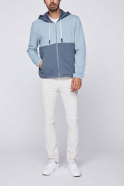 BAYSIDE ZIP UP HOODIE  STORM BLUE